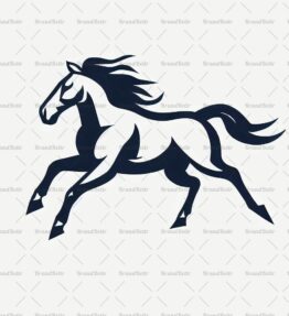 Galoppierendes Pferd